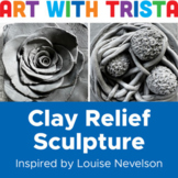 Clay Relief Sculpture Art Lesson Inspired by Louise Nevels