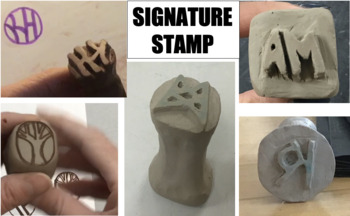 Clay Signature Stamp by Katie Hosbach