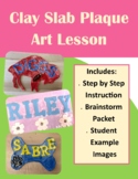 Clay Slab Plaque Art Lesson