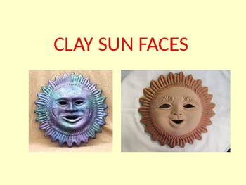 Preview of Clay Sun Faces