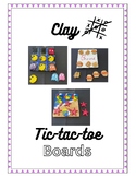 Clay Tic-Tac-Toe Sculptures