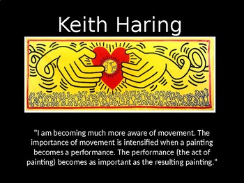 Preview of Keith Haring Artist Powerpoint