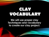 Clay Vocabulary Power Point and .pdf