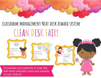 Clean Desk Fairy Bin Fairy Cubby Fairy Rewards Classroom