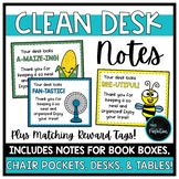 Clean Desk Notes | Book Box, Chair Pocket, Desk, and Table