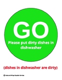 Clean/Dirty Dishwasher Visual Aid