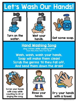 Clean Hands Packet Version 1 by Harper's Hangout | TPT