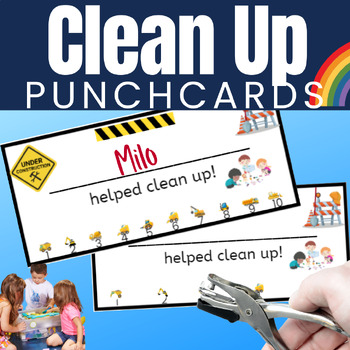 Roamall Punch Cards, 200 Pack Reward Punch Cards with Hole Puncher,  Behavior Incentive Award for Kids, Schcool Classroom Teachers Home Business