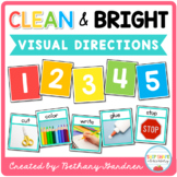 Clean and Bright Visual Directions Cards - Real Photograph