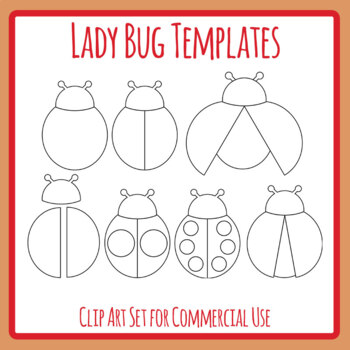 Ladybug Printable Template {totally free instant download}
