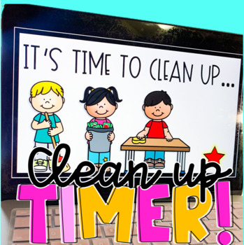 Preview of Clean up Timer Powerpoint | Google Slides | Visual Instructions