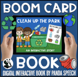 Clean up the Park!   Boom Book (Boom Card Activity) Recycling  Distance Learning