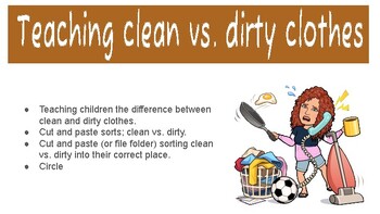 Preview of Clean vs. dirty clothes