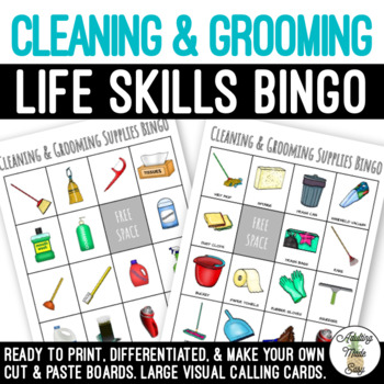 Preview of Cleaning and Grooming BINGO Game