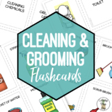 Cleaning & Grooming Flashcards & Sorting Activity