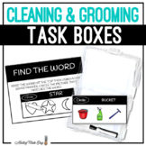 Cleaning & Grooming Task Boxes - Find The Word