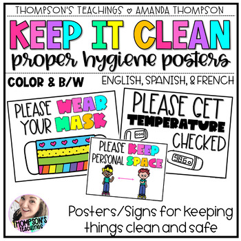Preview of Cleaning Posters | Proper Hygiene