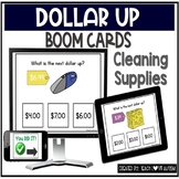 Cleaning Supplies Next Dollar Up Digital Task Cards and Bo