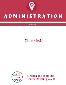 Preview of Cleaning and Disinfecting Checklists for Child Care Centers