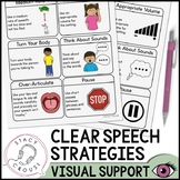 Clear Speech Strategies Visual Support for Speech Therapy