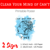Clear Your Mind of Can't Poster
