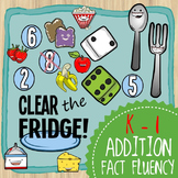 Clear the Fridge -- an Addition Fact Fluency Game