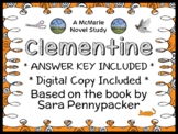 Clementine (Sara Pennypacker) Novel Study / Comprehension 