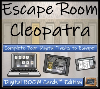 Preview of Cleopatra BOOM Cards™  Digital Escape Room Activity