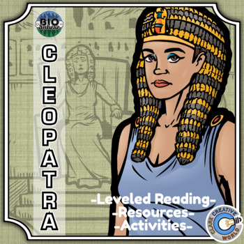 Preview of Cleopatra Biography - Reading, Digital INB, Slides & Activities