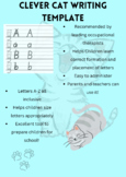 Handwriting - Clever Cat with Arrows Template by Occupatio