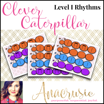 Preview of Clever Caterpillar Rhythm Erase - Level I