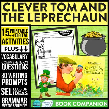 Preview of CLEVER TOM AND THE LEPRECHAUN activities READING COMPREHENSION - Book Companion