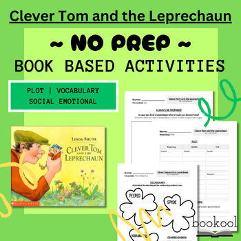 Preview of Clever Tom and the Leprechaun | St. Patrick's Day Activities | Plot & Vocabulary