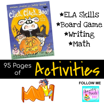 Preview of Click, Clack, BOO! Book Activities l Math and Reading 