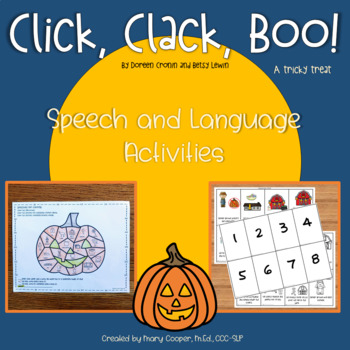 Preview of Click, Clack, Boo! Speech | Language Companion