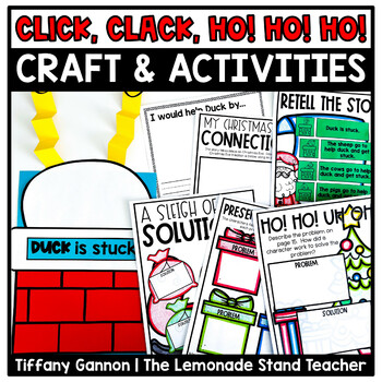 Preview of Click Clack Ho Ho Ho Activities and Christmas Craft