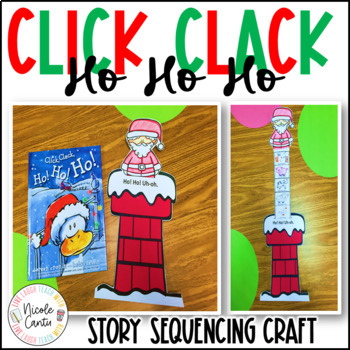 Preview of Click Clack, Ho Ho Ho Christmas Sequencing Craft