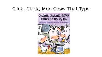 Preview of Click, Clack Moo Cows That Type