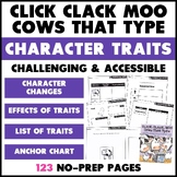 Click, Clack, Moo Cows That Type Character Traits Activiti