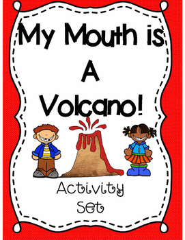 Preview of My Mouth is a Volcano! Activity Set Printable & Digital Distance Learning/Google