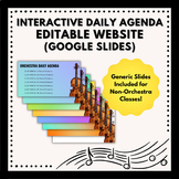 Clickable Daily Agenda Editable Slides (Perfect for Smartboards!)
