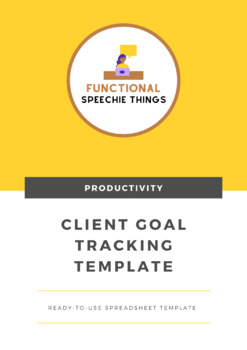 Preview of Client Goal Tracking Template