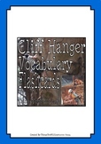 Cliff Hanger Vocabulary Cards