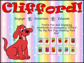 Preview of Clifford the Big Red Dog Workbooks Pack 1,2,3,4,5