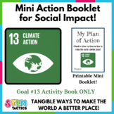Climate Action (SDG 13) Take Action Mini Foldable Booklet