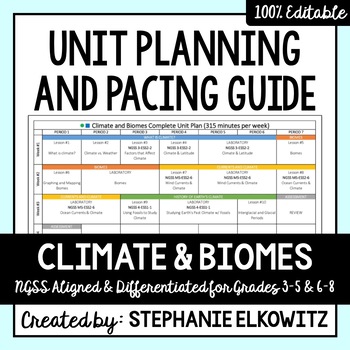 Preview of Climate & Biomes Unit Planning Guide