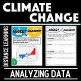 Climate Change Analyzing Graphs - Digital Learning