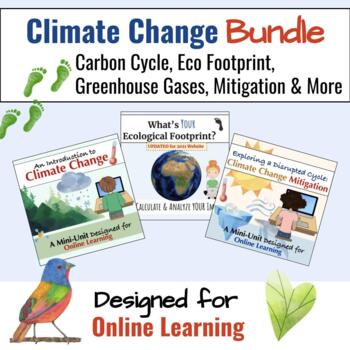 Preview of Climate Change BUNDLE (Webquests & Packets) | Emergency Sub Plan for Science