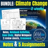Climate Change BUNDLE | Notes | Crossword | Global Warming