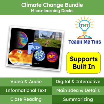Preview of Climate Change Informational Text Reading Passages and Activities Bundle